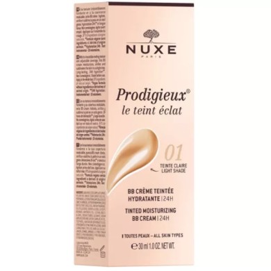 NUXE BB Crème Teintée Hydratante - Teinte Claire Tube de 30 ml NUXE BB Crème Teintée Hydratante - Teinte Claire Tube de 30 ml