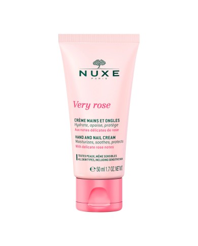 NUXE VERY ROSE Crème Mains et Ongles Tube de 50 ml