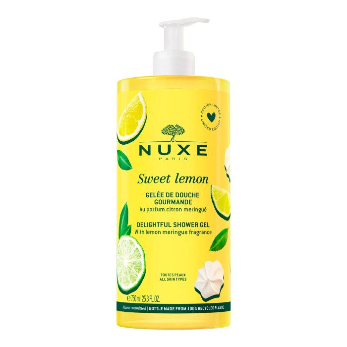 NUXE SWEET LEMON Gelée de douche gourmande Flacon pompe de 750 ml
