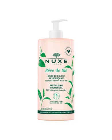 NUXE REVE DE THE Gelée de Douche Ressourçante Flacon pompe de 750 ml