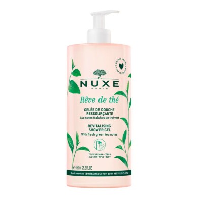 NUXE REVE DE THE Gelée de Douche Ressourçante Flacon pompe de 750 ml NUXE REVE DE THE Gelée de Douche Ressourçante Flacon pompe de 750 ml