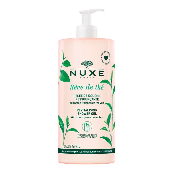 NUXE REVE DE THE Gelée de Douche Ressourçante Flacon pompe de 750 ml