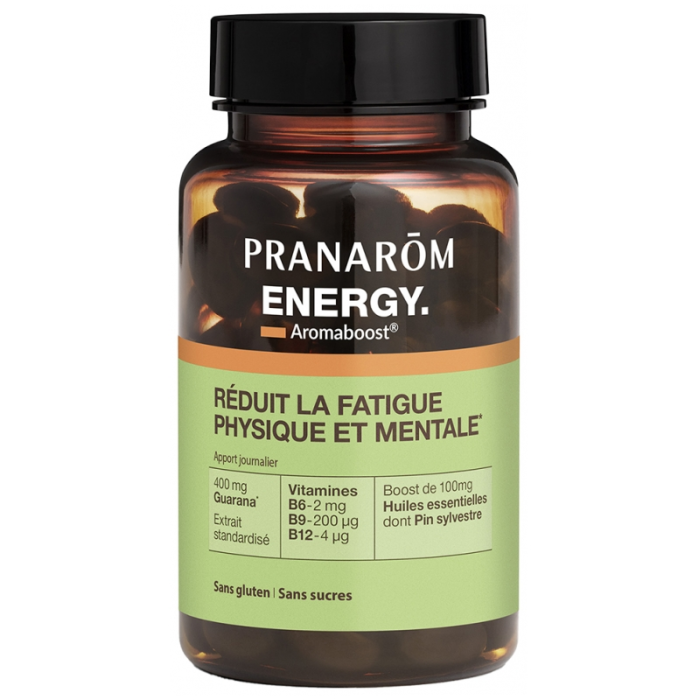 PRANAROM Aromaboost Complément alimentaire Energy Boite de 60 capsules