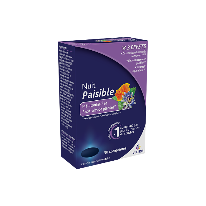 Viatris Nuit Paisible Boite de 30 Comprimés