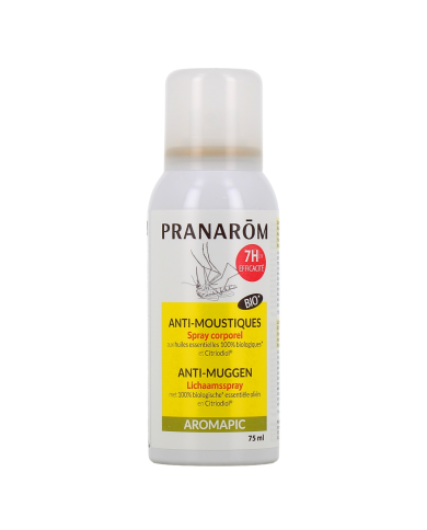 PRANAROM  Aromapic Spray Anti-moustique Bio de 75ml