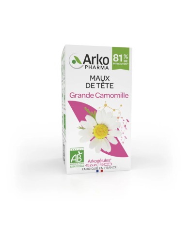 ARKOGELULES Grande Camomille Bien-être prémenstruelle Boite de 45 capsules ARKOGELULES Grande Camomille Bien-être prémenstruelle Boite de 45 capsules