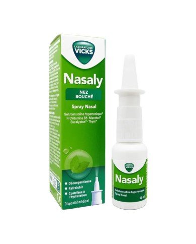 Vicks Nasaly Spray nasal nez bouché Spray de 20ml