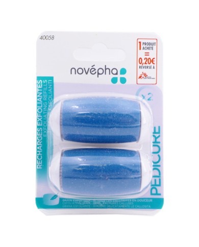 NOVÉPHA Recharge exfoliante pour RAPE ELECTRIQUE POUR LES PIEDS