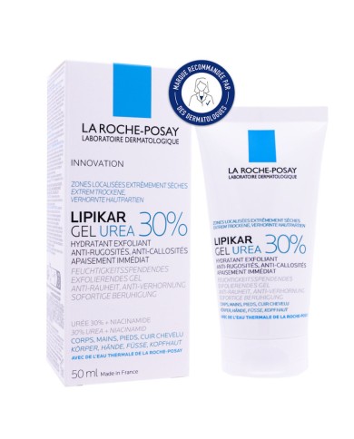 LA ROCHE-POSAY LIPIKAR GEL UREA 30% Tube de 50ML LA ROCHE-POSAY LIPIKAR GEL UREA 30% Tube de 50ML