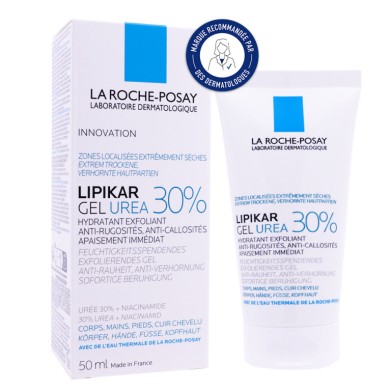 LA ROCHE-POSAY LIPIKAR GEL UREA 30% Tube de 50ML LA ROCHE-POSAY LIPIKAR GEL UREA 30% Tube de 50ML