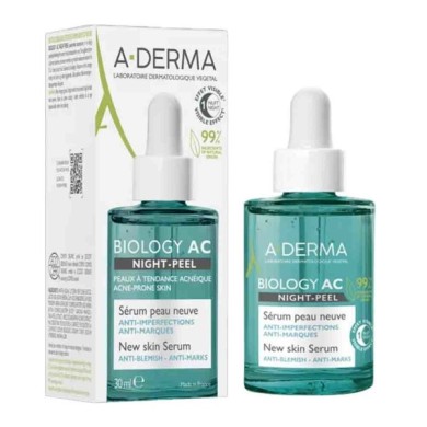 ADERMA Biology AC Night - PEEL Sérum peau neuve Flacon de 30 ml ADERMA Biology AC Night - PEEL Sérum peau neuve Flacon de 30 ml