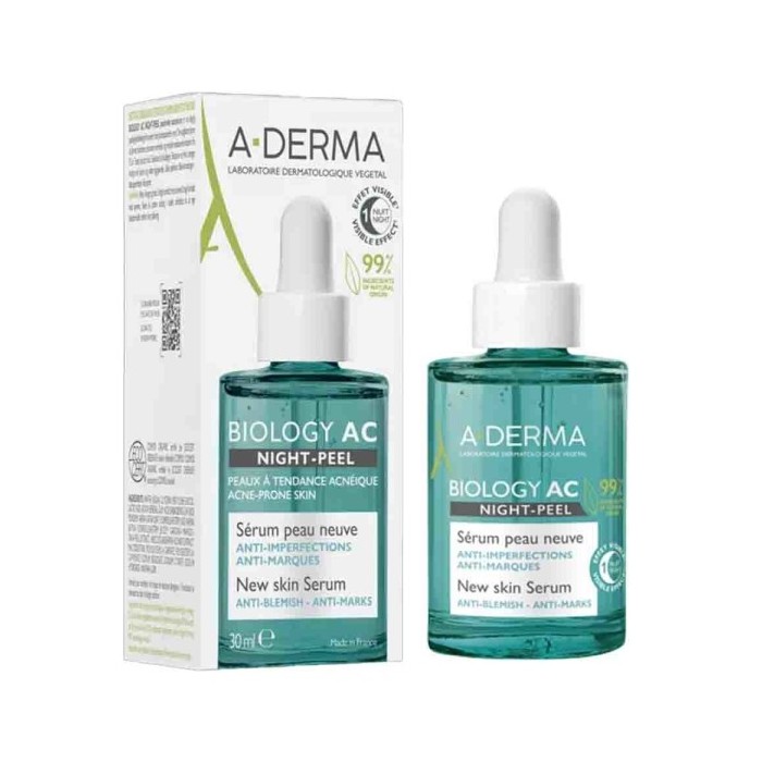 ADERMA Biology AC Night - PEEL Sérum peau neuve Flacon de 30 ml ADERMA Biology AC Night - PEEL Sérum peau neuve Flacon de 30 ml