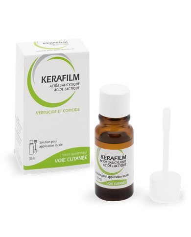 Kerafilm, verrucide et coricide solution pour application locale - Flacon 10 ml Kerafilm, verrucide et coricide solution pour application locale - Flacon 10 ml