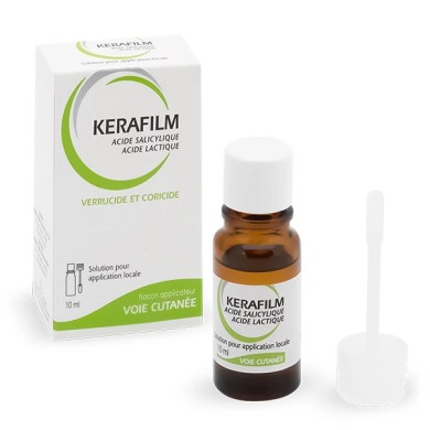 Kerafilm, verrucide et coricide solution pour application locale - Flacon 10 ml Kerafilm, verrucide et coricide solution pour application locale - Flacon 10 ml