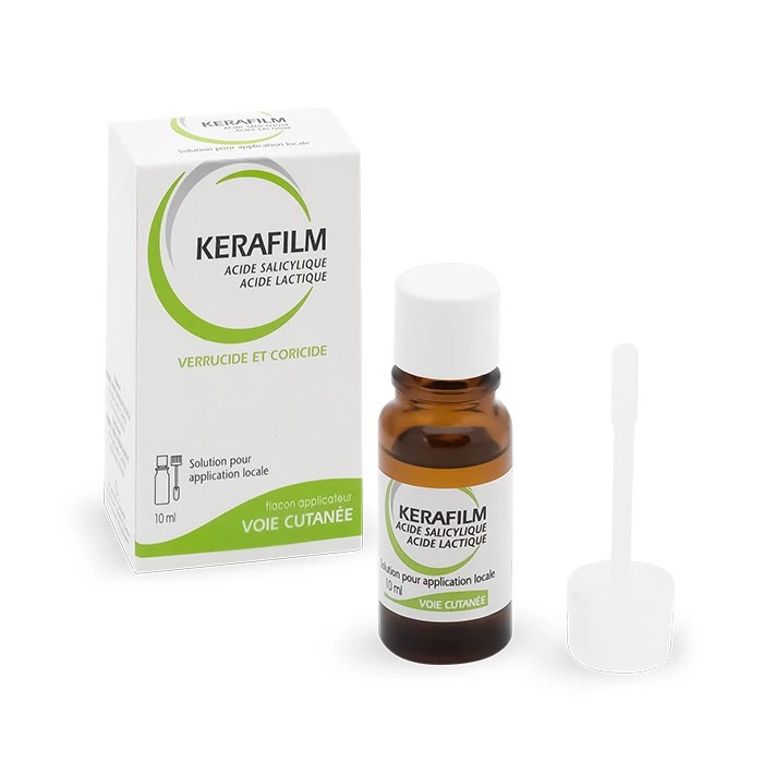 Kerafilm, verrucide et coricide solution pour application locale - Flacon 10 ml