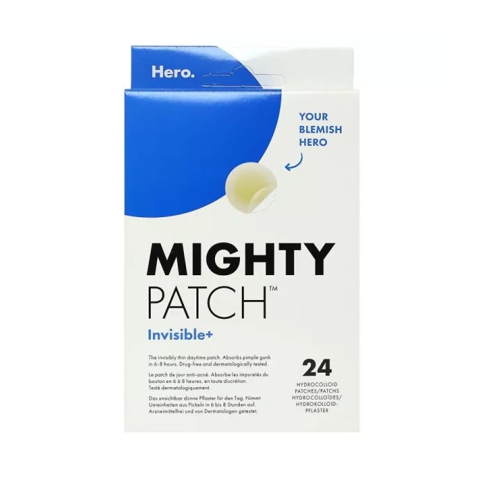 Mighty Patch Invisible+ jour 24 patchs hydrocolloïdes anti-acné
