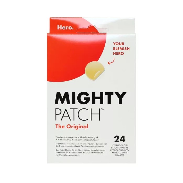 Mighty Patch  nuit 24 patchs hydrocolloïdes anti-acné