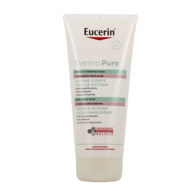 EUCERIN DERMOPURE CREME CORPS TRIPLE ACTION TUBE DE 200ML EUCERIN DERMOPURE CREME CORPS TRIPLE ACTION TUBE DE 200ML