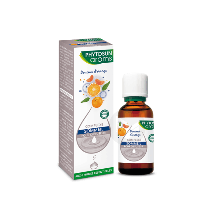 Phytosun Arôms Complexe Sommeil pour diffuseur Flacon de 30ml Phytosun Arôms Complexe Sommeil pour diffuseur Flacon de 30ml