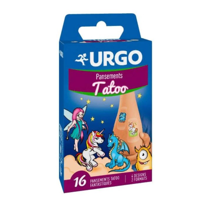 URGO Pansement TATOO fantastiques Boite de 16