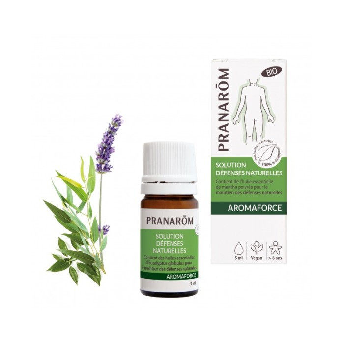 PRANAROM Aromaforce Solution Défenses naturelles - Bio - Flacon de 5 ml