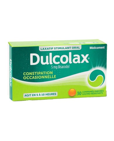 DULCOLAX 5mg Comprimés enrobés Plaquette de 30 DULCOLAX 5mg Comprimés enrobés Plaquette de 30