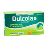 DULCOLAX 5mg Comprimés enrobés Plaquette de 30 DULCOLAX 5mg Comprimés enrobés Plaquette de 30
