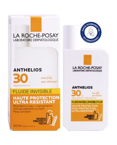 LA ROCHE-POSAY ANTHELIOS SPF 30 FLUIDE INVISIBLE Tube de 50 ML LA ROCHE-POSAY ANTHELIOS SPF 30 FLUIDE INVISIBLE Tube de 50 ML