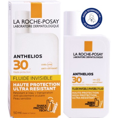 LA ROCHE-POSAY ANTHELIOS SPF 30 FLUIDE INVISIBLE Tube de 50 ML LA ROCHE-POSAY ANTHELIOS SPF 30 FLUIDE INVISIBLE Tube de 50 ML