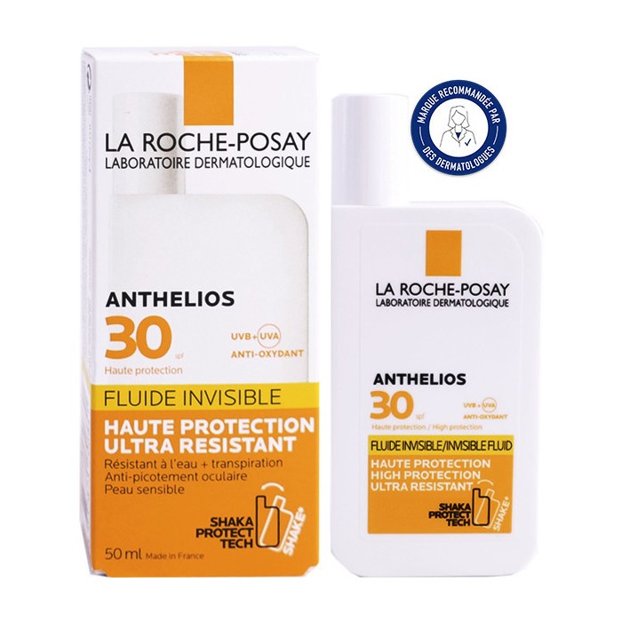 LA ROCHE-POSAY ANTHELIOS SPF 30 FLUIDE INVISIBLE Tube de 50 ML