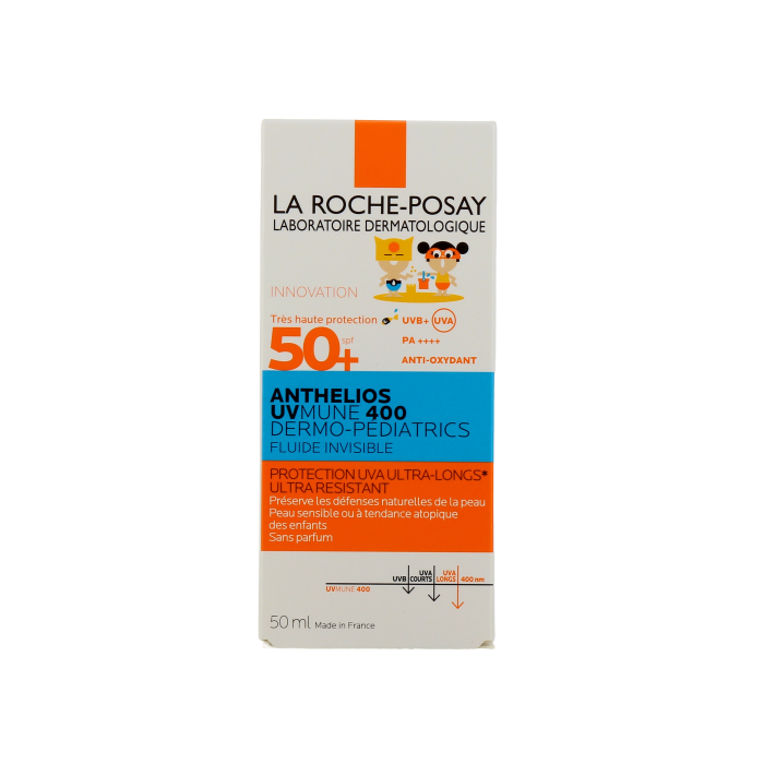 LA ROCHE POSAY Anthelios Dermo-Pediatrics UVMune 400 Fluide Solaire SPF50+ Tube de 50 ml