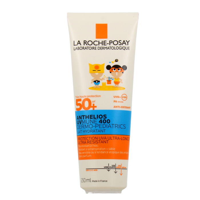 LA ROCHE POSAY Anthelios Dermo-Pediatrics Lait Solaire Hydratant SPF 50+ Tube de 250 ml