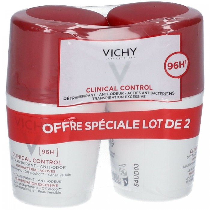 Vichy Clinical Control détranspirant anti-odeur 96h Roll on de 50 ml
