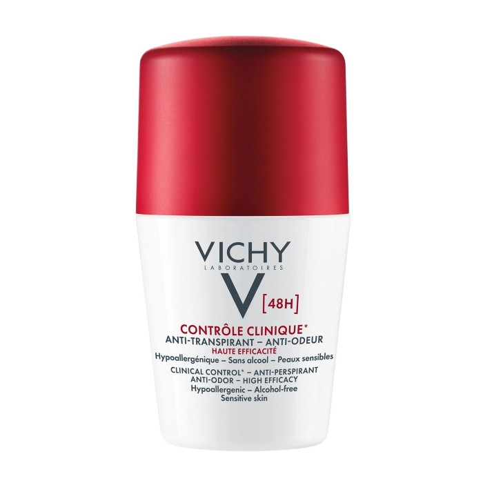 Vichy Clinical Control détranspirant anti-odeur 96h Roll on de 50 ml