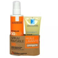 La Roche Posay Anthelios spray invisible SPF50+ 200ml + huile  lavante LIPIKAR 100ml offerte La Roche Posay Anthelios spray invisible SPF50+ 200ml + huile  lavante LIPIKAR 100ml offerte