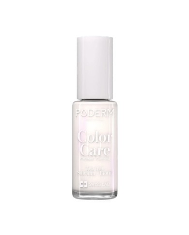 PODERM Color Care blanc perlé - Vernis à Ongles Tea Tree Flacon  8ml