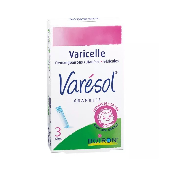 Boiron Varésol Granules Varicelle Démangeaisons Vésicules - Pack 3 Tubes