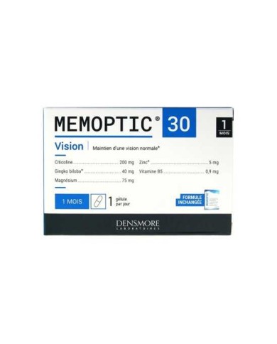 MEMOPTIC Complément alimentaire Boite de 30 comprimés