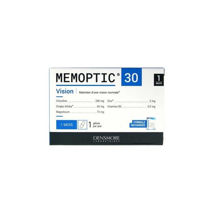 MEMOPTIC Complément alimentaire Boite de 30 comprimés