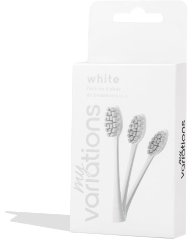 My Variations 3 Têtes de Brosse souples blanche