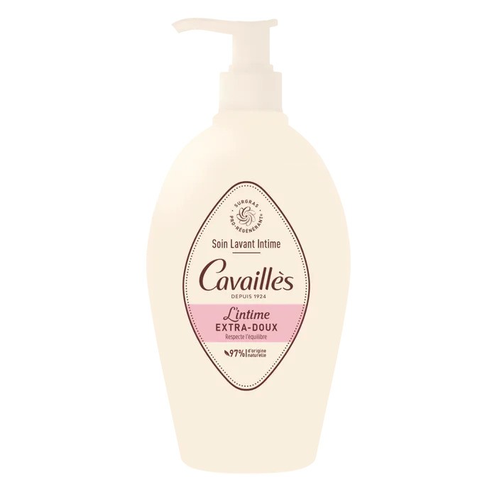 ROGE CAVAILLES Soin toilette intime extra doux Flacon pompe de 500 ml