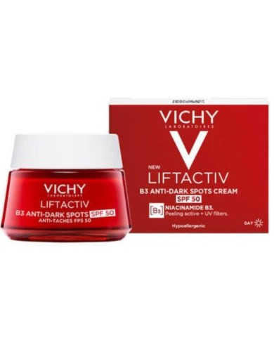 Vichy Liftactiv B3 Crème de Jour Anti-taches SPF50 Pot de 50 ml Vichy Liftactiv B3 Crème de Jour Anti-taches SPF50 Pot de 50 ml