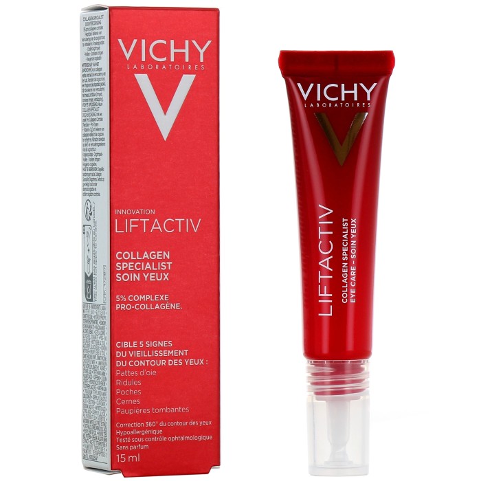Vichy Liftactiv Collagen Specialist Contour des Yeux Tube de 15 ml