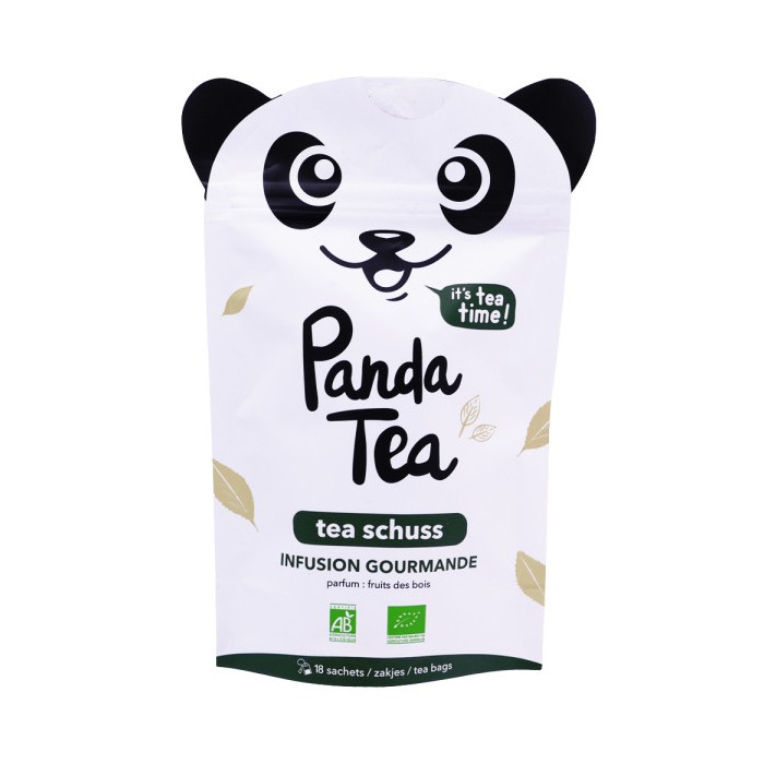 PANDA TEA Infusion gourmande Tea Schuss Paquet de 18 sachets