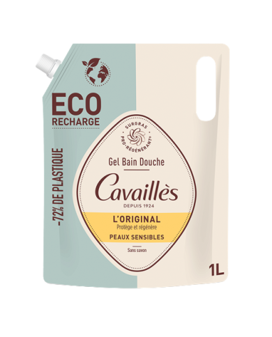 Roge Cavailles Gel Bain Douche l'Original Eco Recharge 1litre