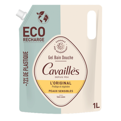 Roge Cavailles Gel Bain Douche l'Original Eco Recharge 1litre