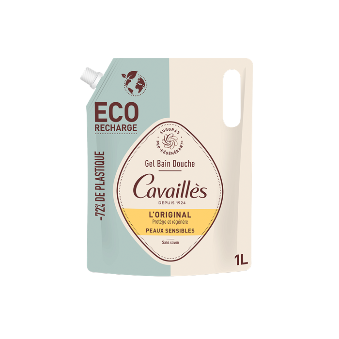 Roge Cavailles Gel Bain Douche l'Original Eco Recharge 1litre