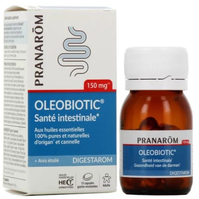 PRANAROM Digestarom Oleobiotic Santé intestinale Boite de 15 capsules PRANAROM Digestarom Oleobiotic Santé intestinale Boite de 15 capsules
