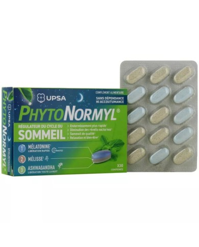 PhytoNormyl Régulateur du cycle du sommeil Boite de 30 Comprimés