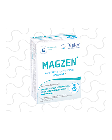 Dielen MAGZEN Anti stress - Anti fatigue - relaxant Boite de 60 comprimés Dielen MAGZEN Anti stress - Anti fatigue - relaxant Boite de 60 comprimés